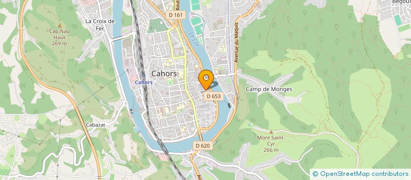 localisation de l'entreprise MONSIEUR ADRIEN SANCHEZ  CAHORS