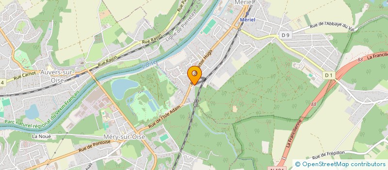 localisation de l'entreprise MONSIEUR ADRIEN SANTAMARIA  MERIEL