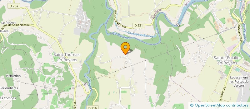 localisation de l'entreprise MONSIEUR ADRIEN SASSOLAS  SAINT-LAURENT-EN-ROYANS