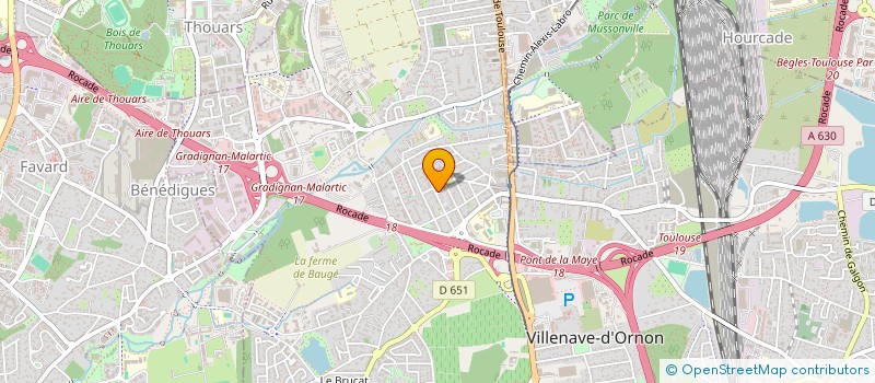 localisation de l'entreprise MONSIEUR ADRIEN SAVADOGO  VILLENAVE-D'ORNON