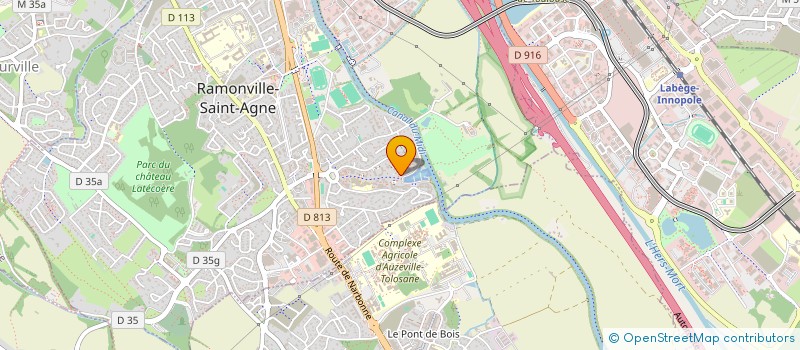 localisation de l'entreprise MONSIEUR ADRIEN SAVIGNAC  RAMONVILLE-SAINT-AGNE