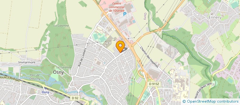 localisation de l'entreprise MONSIEUR ADRIEN SAVVA  OSNY