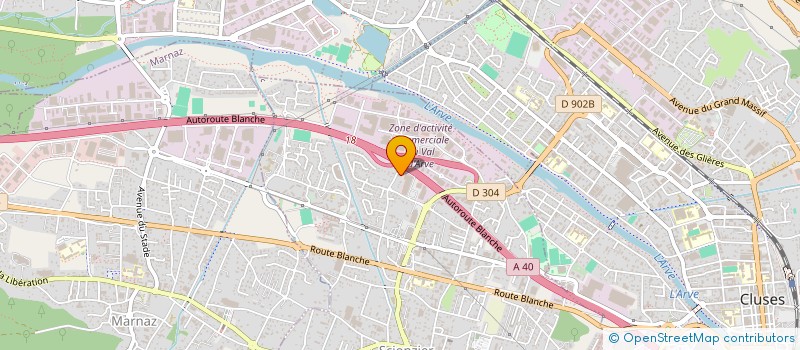 localisation de l'entreprise MONSIEUR ADRIEN SCHEFFLER  SCIONZIER