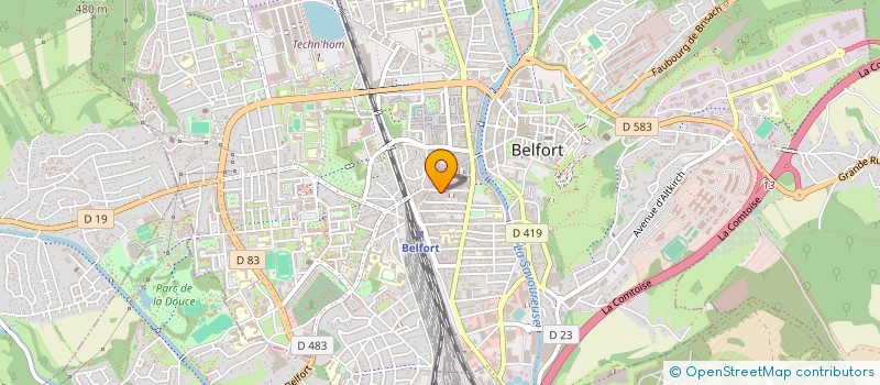 localisation de l'entreprise MONSIEUR ADRIEN SCHEURER à BELFORT