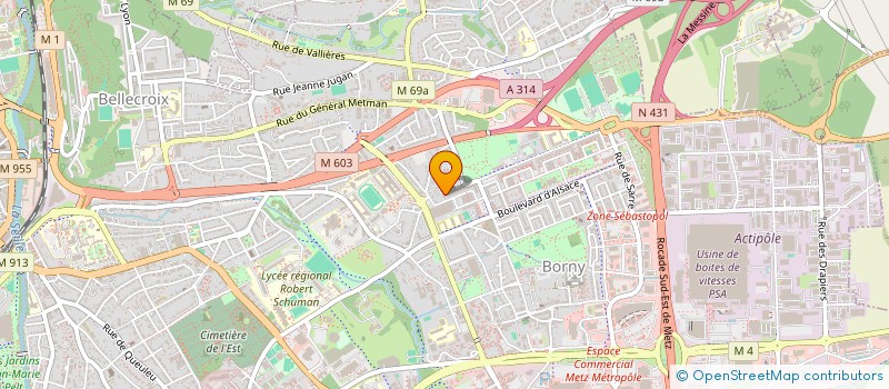 localisation de l'entreprise MONSIEUR ADRIEN SCHOLL  LESSY