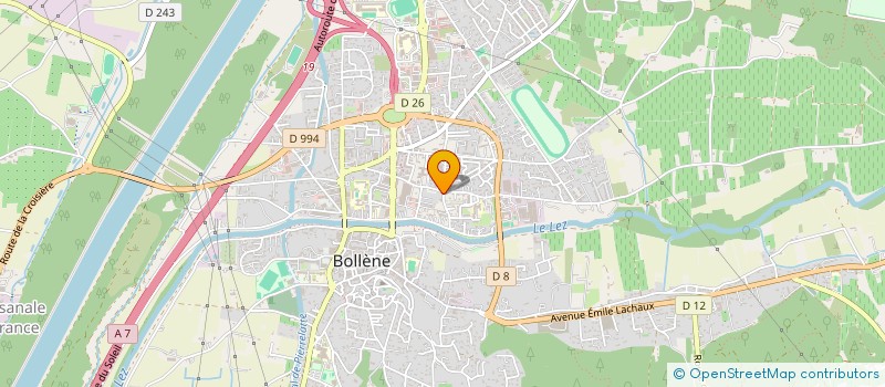 localisation de l'entreprise MONSIEUR ADRIEN SCIPION  BOLLENE