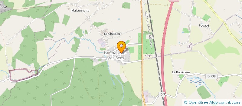localisation de l'entreprise MONSIEUR ADRIEN SEBERT à LA CHAPELLE-PRES-SEES