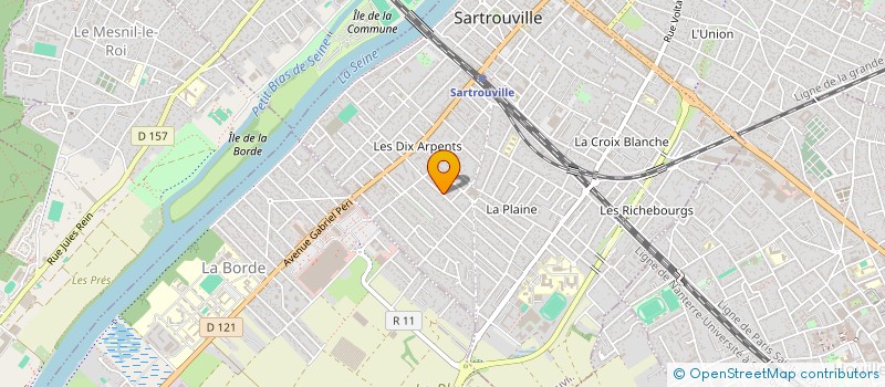 localisation de l'entreprise MONSIEUR ADRIEN SELZER à SARTROUVILLE