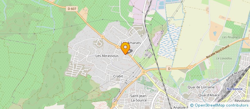 localisation de l'entreprise MONSIEUR ADRIEN SEMELIS à NARBONNE