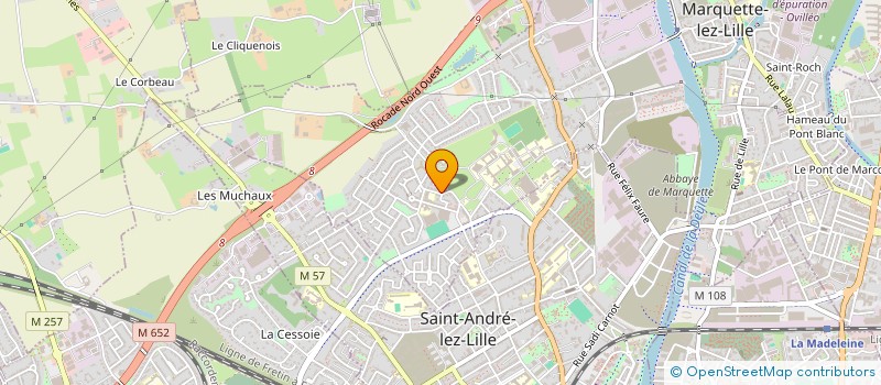 localisation de l'entreprise MONSIEUR ADRIEN SENECHAL à MARQUETTE-LEZ-LILLE
