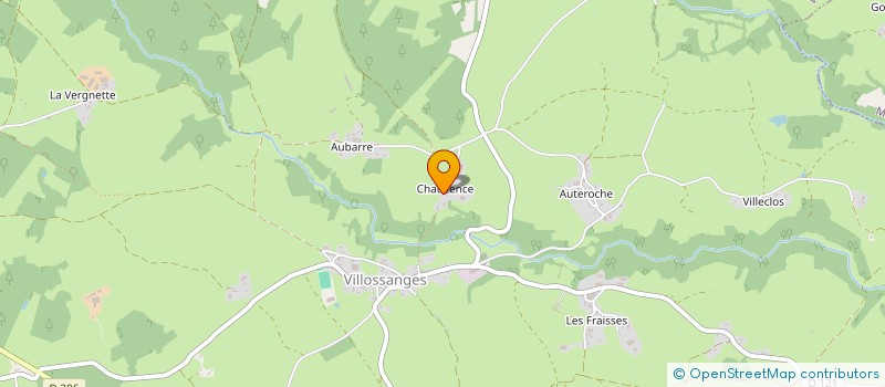 localisation de l'entreprise MONSIEUR ADRIEN SENETAIRE  VILLOSSANGES