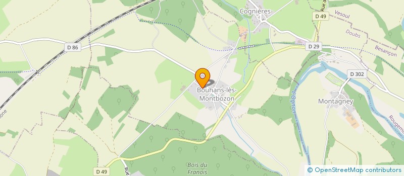 localisation de l'entreprise MONSIEUR ADRIEN SENGEL à BOUHANS-LES-MONTBOZON