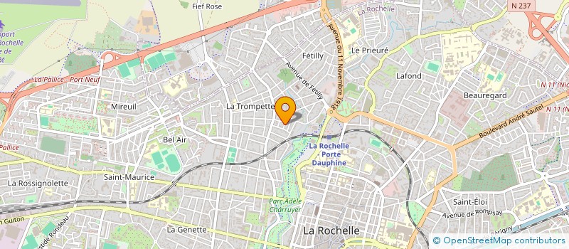 localisation de l'entreprise MONSIEUR ADRIEN SERGENT  LA ROCHELLE