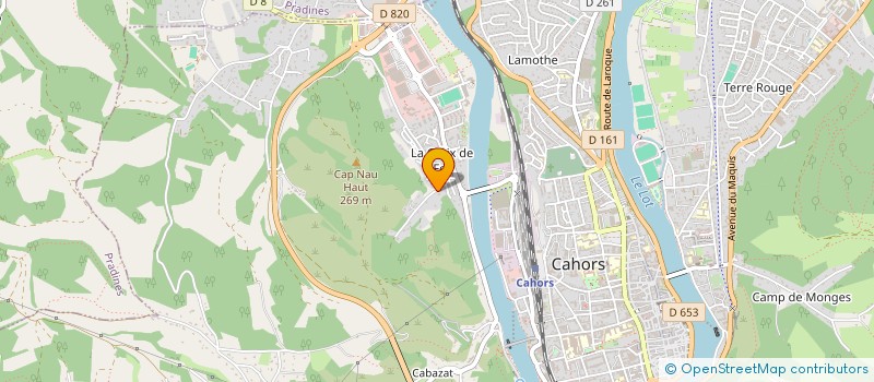 localisation de l'entreprise MONSIEUR ADRIEN SERGENT  CAHORS