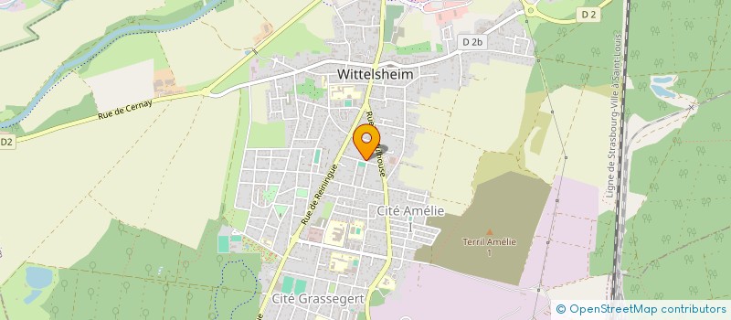 localisation de l'entreprise MONSIEUR ADRIEN SERRIERE  WITTELSHEIM