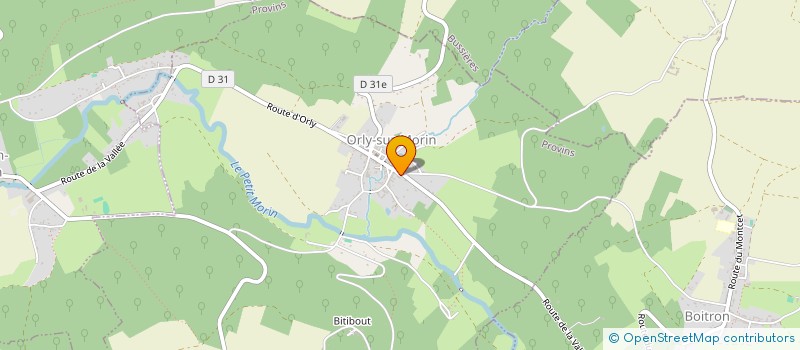 localisation de l'entreprise MONSIEUR ADRIEN SEVER  ORLY-SUR-MORIN