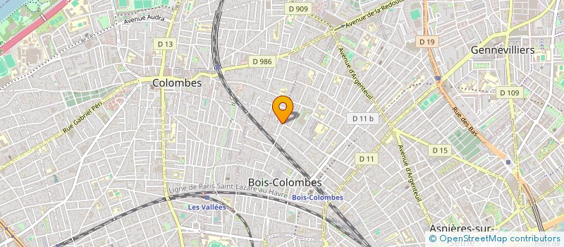 localisation de l'entreprise MONSIEUR ADRIEN SIBERCHICOT à BOIS-COLOMBES