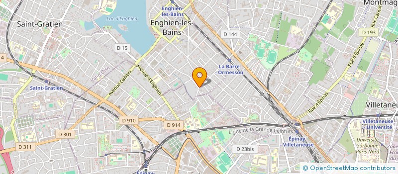 localisation de l'entreprise MONSIEUR ADRIEN SICSIC à ENGHIEN-LES-BAINS