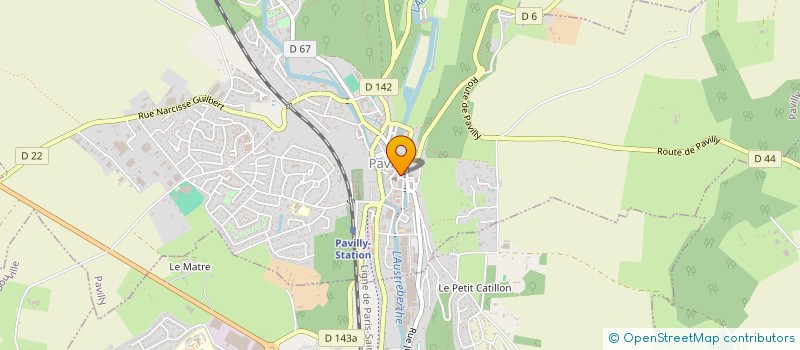 localisation de l'entreprise MONSIEUR ADRIEN SIDALI à PAVILLY