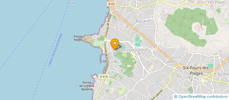 localisation de l'entreprise MONSIEUR ADRIEN SILLIAU à SIX-FOURS-LES-PLAGES