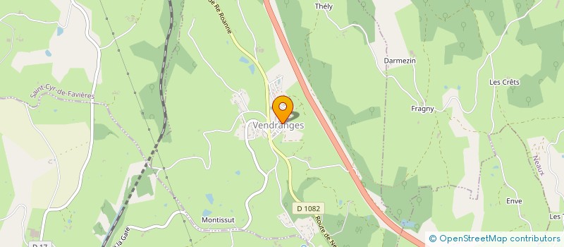 localisation de l'entreprise MONSIEUR ADRIEN SIMAO  VENDRANGES