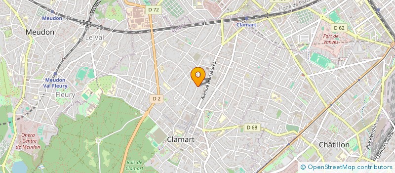 localisation de l'entreprise MONSIEUR ADRIEN SIMON à CLAMART
