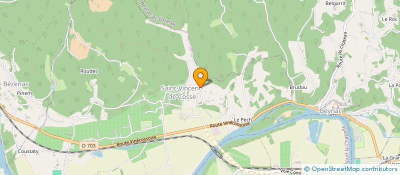 localisation de l'entreprise MONSIEUR ADRIEN SIOSSAC  SAINT-VINCENT-DE-COSSE