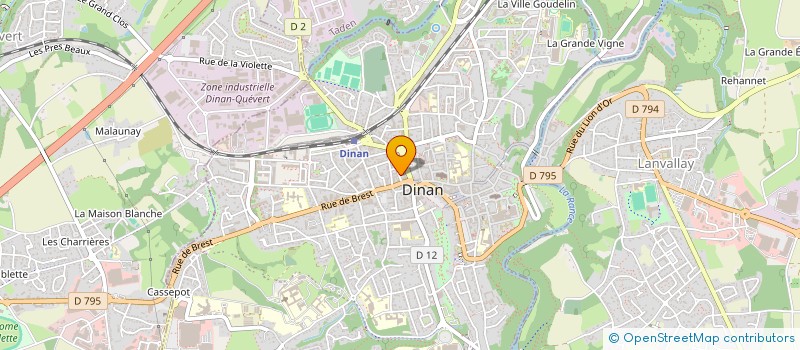 localisation de l'entreprise MONSIEUR ADRIEN SOHIER à DINAN