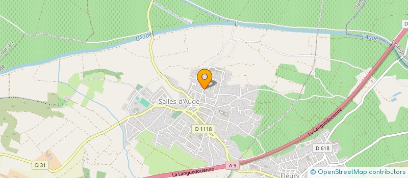 localisation de l'entreprise MONSIEUR ADRIEN SOLER  SALLES-D'AUDE