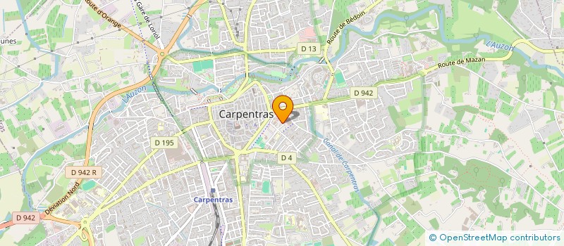localisation de l'entreprise MONSIEUR ADRIEN SOUILLAT à CARPENTRAS