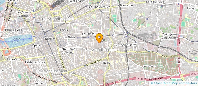 localisation de l'entreprise MONSIEUR ADRIEN SOULIE à MARSEILLE