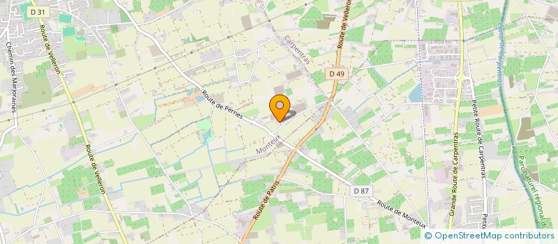 localisation de l'entreprise MONSIEUR ADRIEN SOUMILLE  MONTEUX