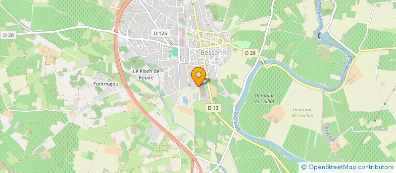 localisation de l'entreprise MONSIEUR ADRIEN SOUSTELLE  BESSAN