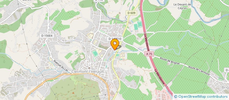 localisation de l'entreprise MONSIEUR ADRIEN SOUYRIS  BRIGNAC