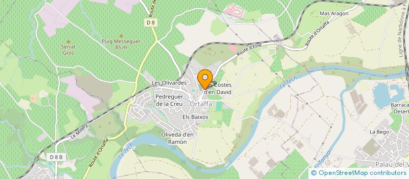 localisation de l'entreprise MONSIEUR ADRIEN SPATOLA  ORTAFFA