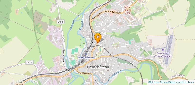 localisation de l'entreprise MONSIEUR ADRIEN STEFANUTTO  NEUFCHATEAU