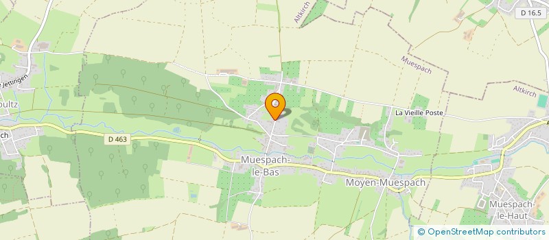 localisation de l'entreprise MONSIEUR ADRIEN STENGEL  MUESPACH