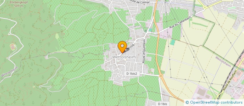 localisation de l'entreprise MONSIEUR ADRIEN STENTZ  WETTOLSHEIM