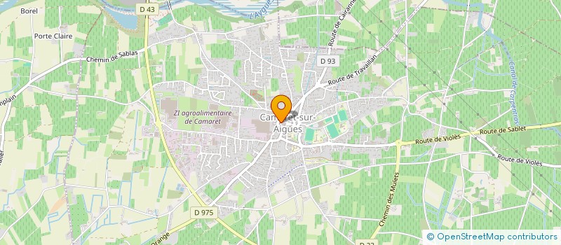 localisation de l'entreprise MONSIEUR ADRIEN SUDRE  CAMARET-SUR-AIGUES