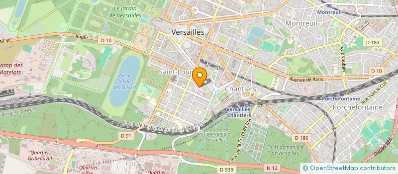 localisation de l'entreprise MONSIEUR ADRIEN SURU à VERSAILLES