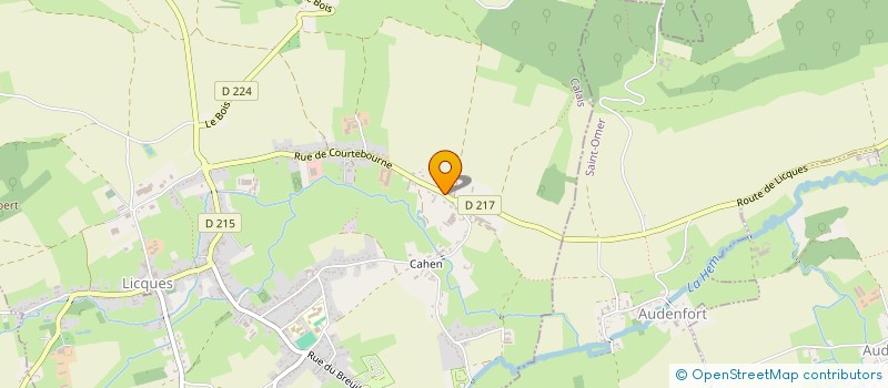 localisation de l'entreprise MONSIEUR ADRIEN SWAENEPOEL  LICQUES