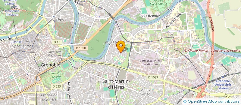 localisation de l'entreprise MONSIEUR ADRIEN TACCOEN  VAULX-EN-VELIN