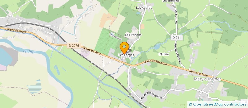 localisation de l'entreprise MONSIEUR ADRIEN TAILLEMITE  MERY-SUR-CHER