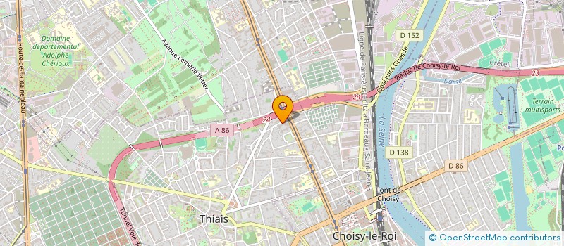 localisation de l'entreprise MONSIEUR ADRIEN TAN  THIAIS