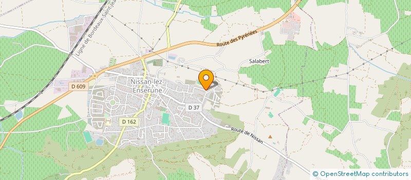 localisation de l'entreprise MONSIEUR ADRIEN TAORMINE  NISSAN-LEZ-ENSERUNE