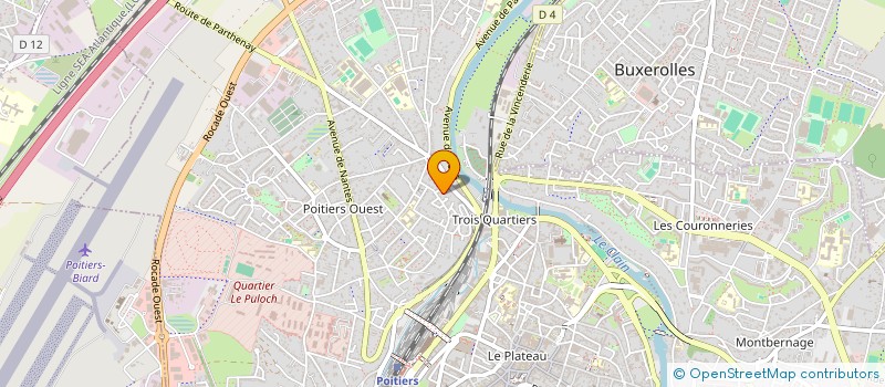 localisation de l'entreprise MONSIEUR ADRIEN TARDET à POITIERS