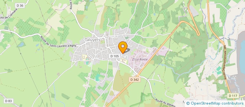 localisation de l'entreprise MONSIEUR ADRIEN TARDY à TALUYERS