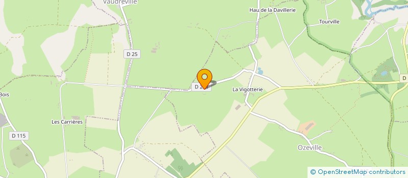 localisation de l'entreprise MONSIEUR ADRIEN TESSON  OZEVILLE