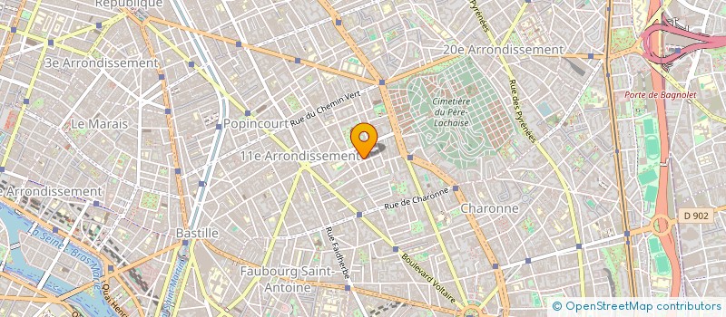 localisation de l'entreprise MONSIEUR ADRIEN THEO MILAN LAGIER à BAGNOLET