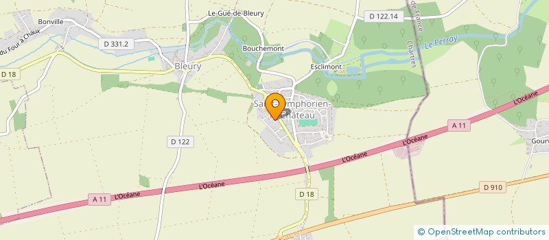 localisation de l'entreprise MONSIEUR ADRIEN THEYSSIER  AUNEAU-BLEURY-SAINT-SYMPHORIEN